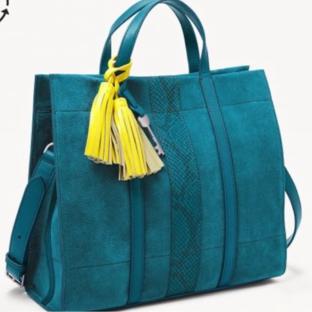 Fossil Carmen Suede Bag